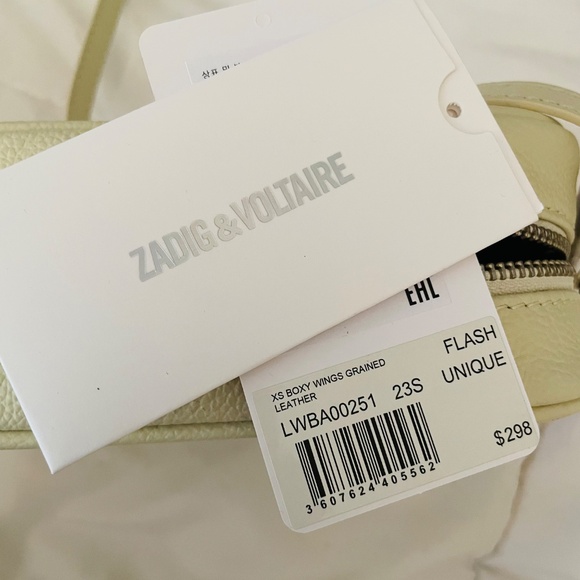 Final sale - Brand New With Tags Zadig Voltaire shoulder bag white - Picture 4 of 9